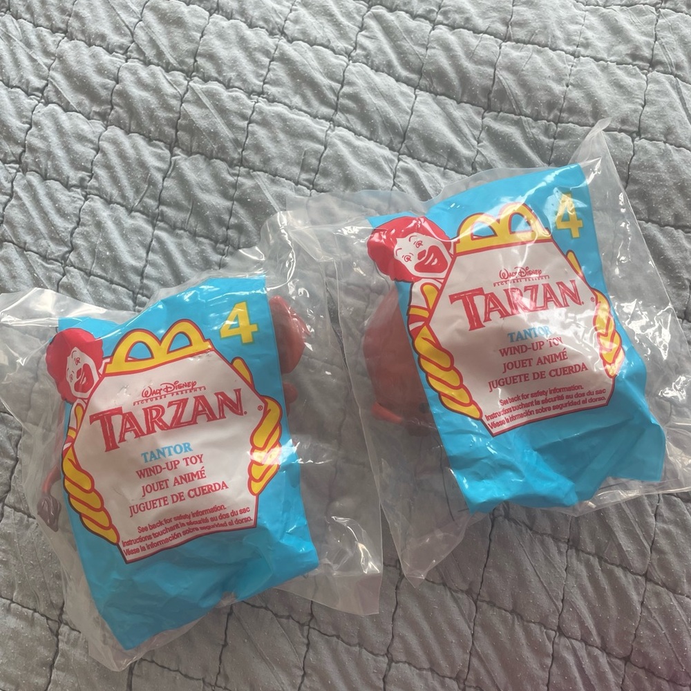 Collectible McDonald's Disney Tarzan Tantor Blind-Back Wind-Up Toy